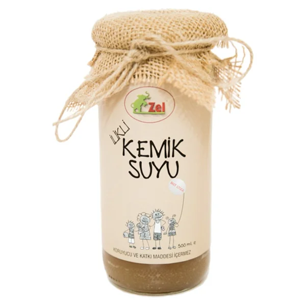 Zel %100 Dana Kaval Kemiklerinden İlikli Kemik Suyu 480 Ml - 12 Saat Kaynatılmış - Görsel 7