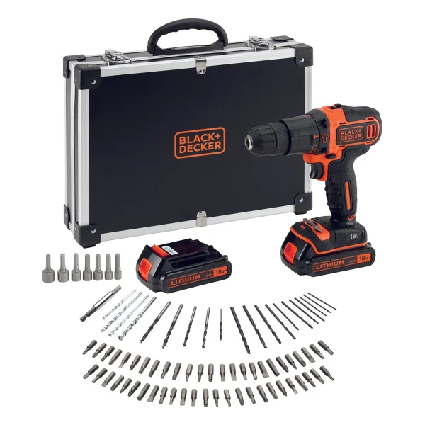 Black+Decker Bdchd18bafc Çift Akülü Vidalama Makinesi - Görsel 2