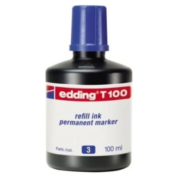 Edding T100 Permanent Mavi Mürekkep - Görsel 2