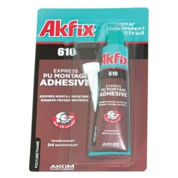 Akfix 610 Poliüretan 50 Ml Sıvı Çivi Montaj Yapıştırıcı - Görsel 2