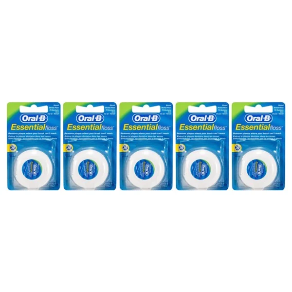 Oral-B Essential Floss Nane Aromalı 50 M 5 Adet Mumlu Diş İpi - Görsel 2