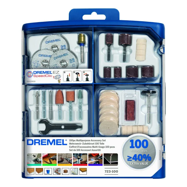 Dremel 723 Multipurpose 100 Parça Çok Amaçlı Aksesuar Seti - Görsel 9