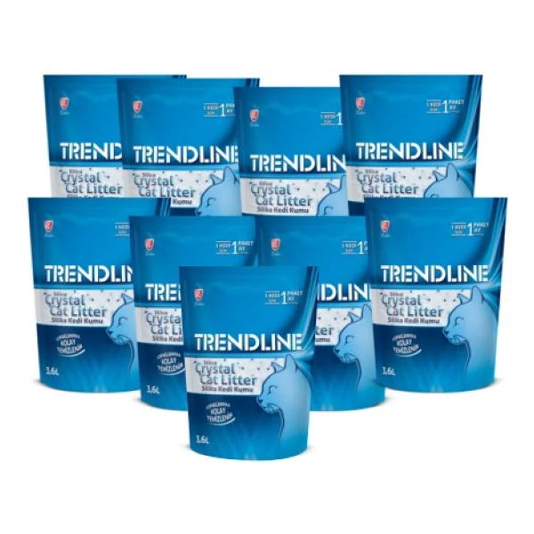 Trendline Silika Kristal 3.6 Lt 9'lu Kedi Kumu - Görsel 4