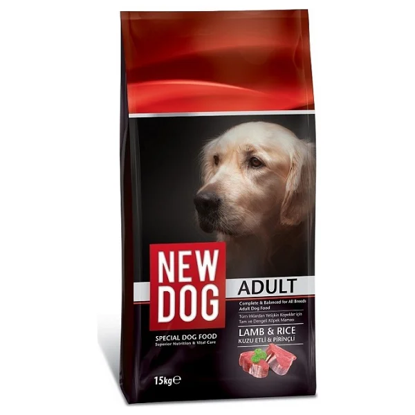 New Dog Kuzu Etli Ve Pirinçli 15 Kg Yetişkin Köpek Maması - Görsel 5