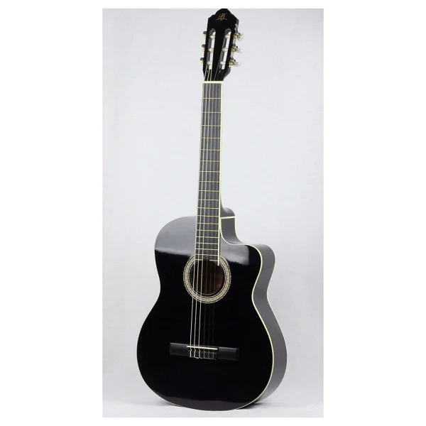 Barcelona Lc 3900 Cbk Cutaway Siyah Klasik Gitar - Görsel 6
