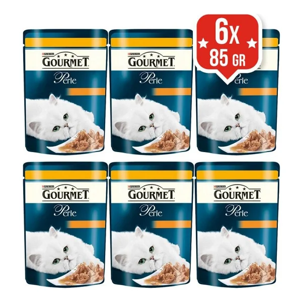 Gourmet Perle Izgara 85 Gr 6'lı Yetişkin Kedi Maması - Görsel 2