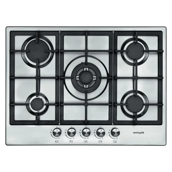 Eminçelik Ah 2250 D Bw X70 Wok Gözlü Inox Ankastre Ocak - Görsel 2
