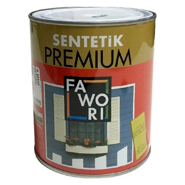 Fawori Sentetik Yağlı Boya 1 Kg - 0,75 Lt Beyaz Renk İle Yüksek Kapatıcılık Ve Kolay Uygulama - Görsel 5