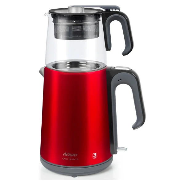 Arzum Ar3044 Heptaze Nar 1650 W Cam Demlikli Çay Makinesi - Görsel 3