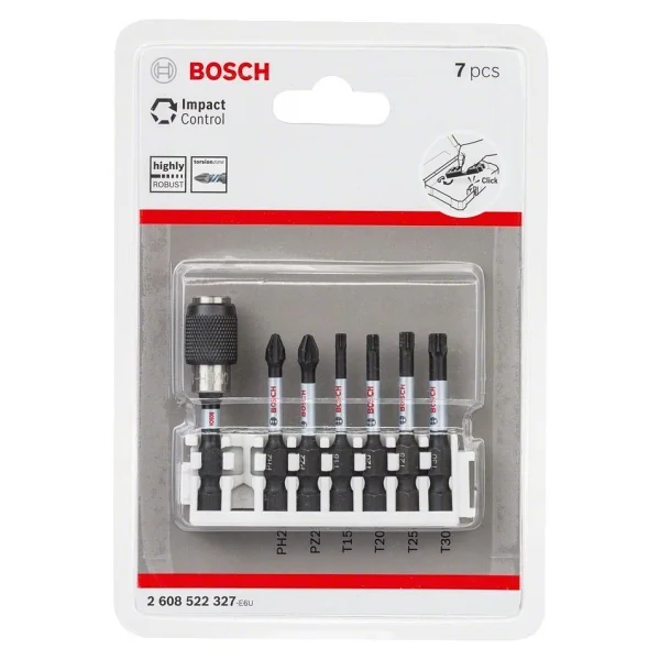Bosch Impact Ctrl Ph/Pz/T 7 Parça Vidalama Uç Seti - Görsel 2