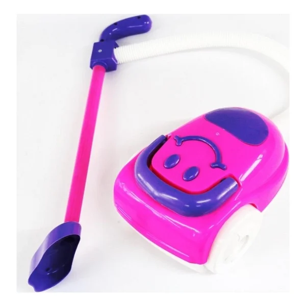 King Toys Çocuklar Için Oyuncak Sevimli Elektrik Süpürgesi Pembe-Mor Renk - Görsel 5