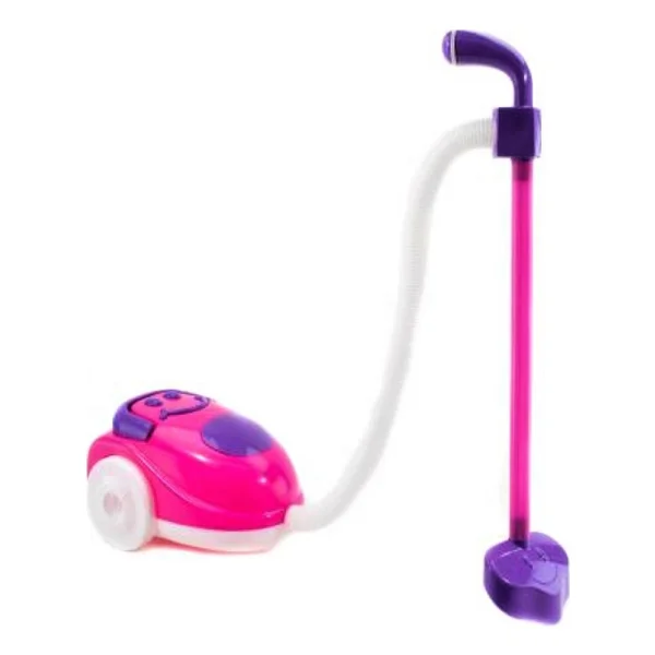 King Toys Çocuklar Için Oyuncak Sevimli Elektrik Süpürgesi Pembe-Mor Renk - Görsel 2