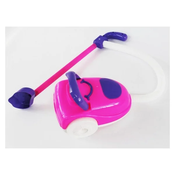 King Toys Çocuklar Için Oyuncak Sevimli Elektrik Süpürgesi Pembe-Mor Renk - Görsel 3