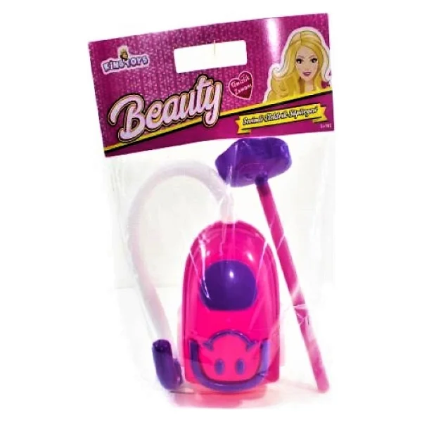 King Toys Çocuklar Için Oyuncak Sevimli Elektrik Süpürgesi Pembe-Mor Renk - Görsel 4