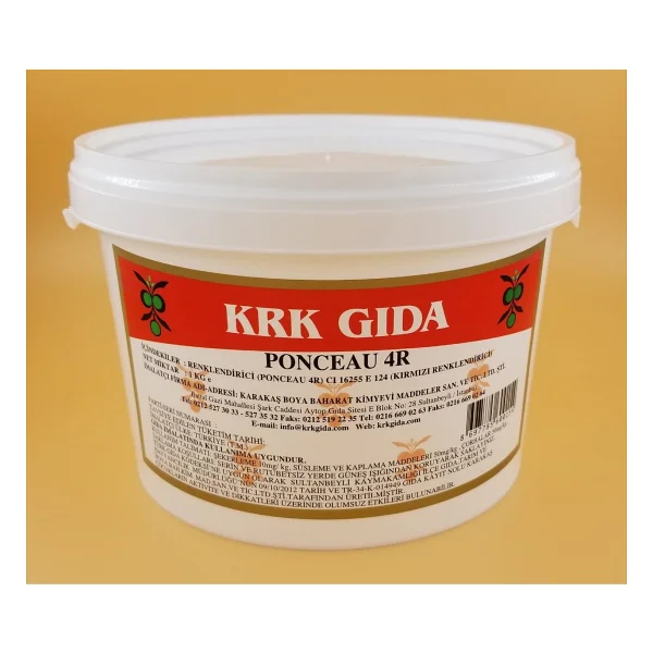 Krk Kırmızı 1 Kg Gıda Boyası - Görsel 2