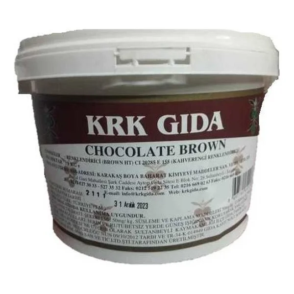 Krk 1 Kg Kahverengi Gıda Boyası - Görsel 2