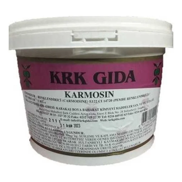 Krk Pembe 1 Kg Gıda Boyası - Görsel 2