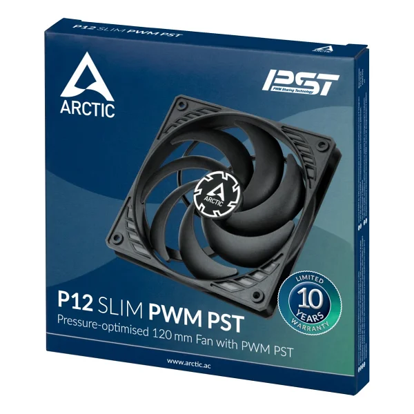 Arctic P12 Slim Pwm Pst Acfan00187a Siyah 12 Cm Kasa Fanı - Görsel 5