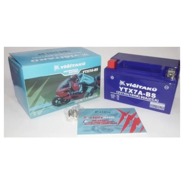 Yiğit Akü Ytx7a-Bs 12v 7 Ah Motosiklet Aküsü - Görsel 2