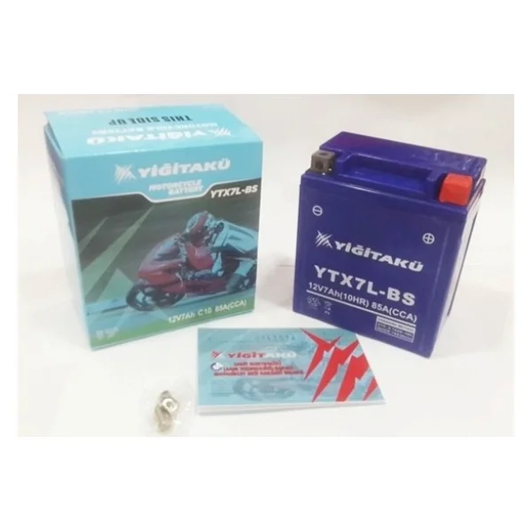 Yiğit Akü Ytx7l-Bs 12 V 7 Ah Motosiklet Aküsü - Görsel 2