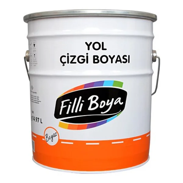 Filli Boya Yol Çizgi Boyası 20 Kg (Beyaz & Sarı ) - Görsel 3