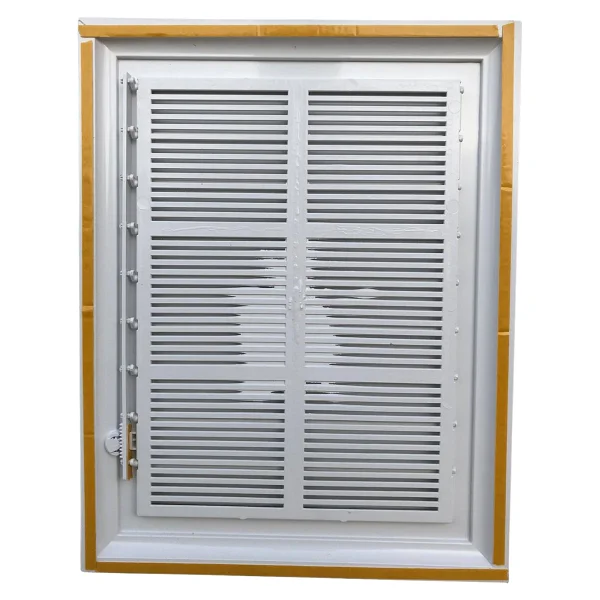 Panjurmatix Beyaz Plastik Menfez Banyo Wc Havalandırma Menfezi 25x45 Cm - Görsel 4