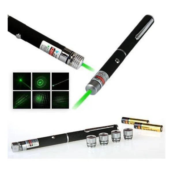 Yeşil Lazer Pointer 3000 Mw 15 Km Etkili (Tek Başlık 5 Model) - Görsel 2