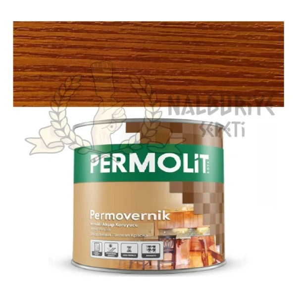 Permolit Permovernik 0.75 Lt Vernikli Ahşap Koruyucu - Görsel 2