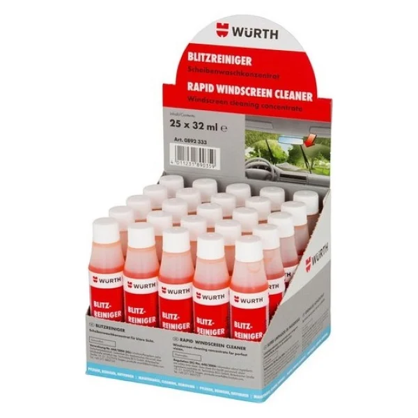 Würth 32 Ml 5'li Konsantre Cam Temizleme Sabunu - Görsel 2