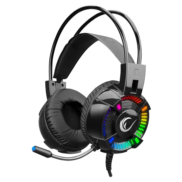 Rampage Styles RGB 7.1 USB Kablolu Kulak Üstü Oyuncu Kulaklığı - Görsel 8