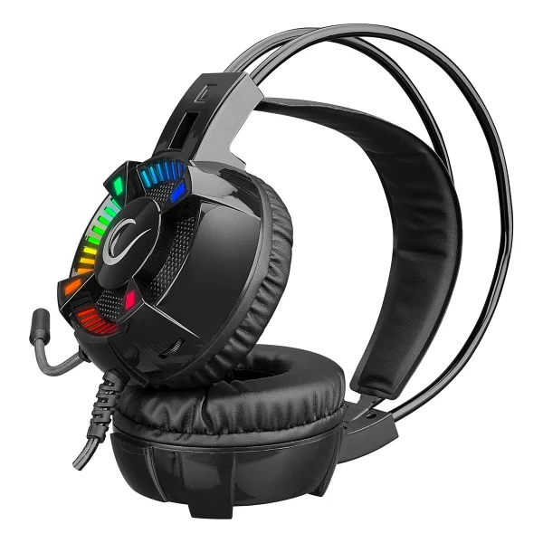Rampage Styles RGB 7.1 USB Kablolu Kulak Üstü Oyuncu Kulaklığı - Görsel 3