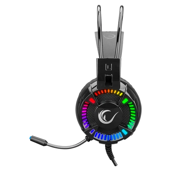 Rampage Styles RGB 7.1 USB Kablolu Kulak Üstü Oyuncu Kulaklığı - Görsel 4