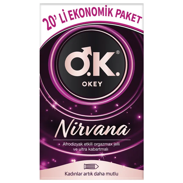 Okey Nirvana 20'li Prezervatif - Görsel 3