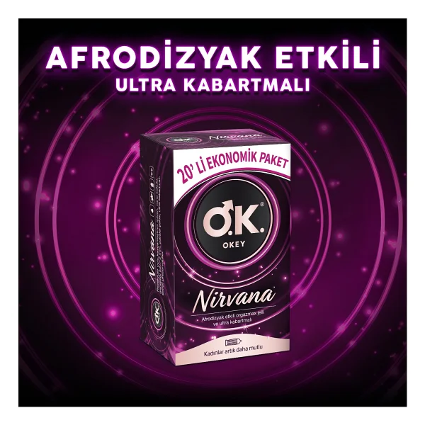 Okey Nirvana 20'li Prezervatif - Görsel 5