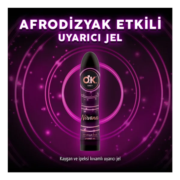 Okey Nirvana Uyarıcı Jel 100 Ml Afrodisyak Özelliği İle Aile Planlaması İçin - Görsel 4