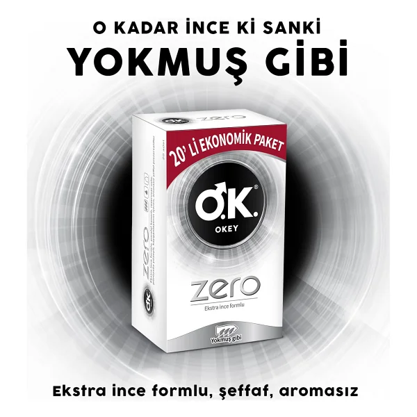 Okey Zero 20'li Prezervatif - Görsel 4