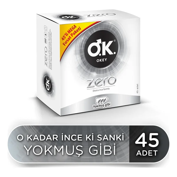 Okey Zero 45'li Prezervatif - Görsel 9