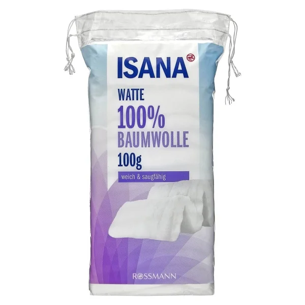 Isana 100% Pamuk Makyaj Temizleme Mendilleri Yüksek Emicilik Özelliğiyle 100 G - Görsel 3