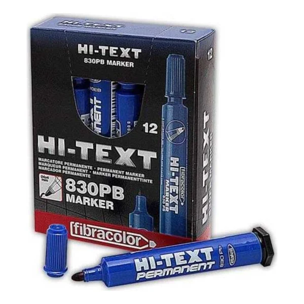 Hi-Text 830 Pb Yuvarlak Uçlu 12'li Permenant Kalem - Görsel 3