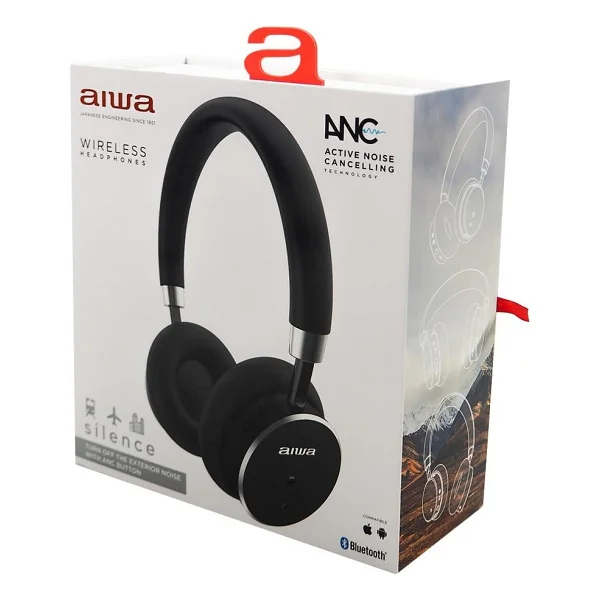 Aiwa Hstbtn-800 Kablosuz Kulak Üstü ANC Bluetooth Kulaklık - Görsel 4