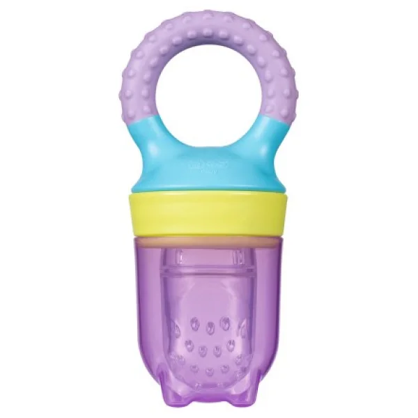 Wee Baby Silikon Meyve Süzgeci Püre Emziği Ve Diş Kaşıyıcı 6+ Ay Mor - Görsel 5