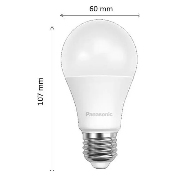 Panasonic Beyaz Işık 8.5 W-60 W E27 5'li LED Ampul - Görsel 3