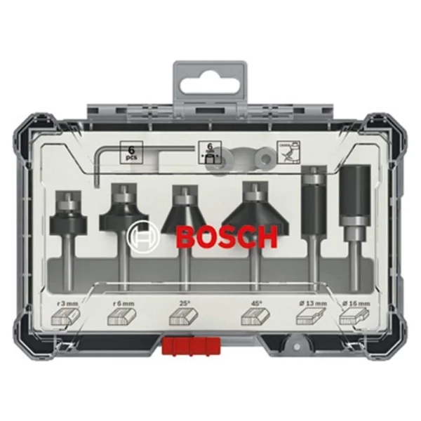 Bosch 2607017468 6 Parça 6 Mm Pro Karışık Freze Seti - Görsel 3