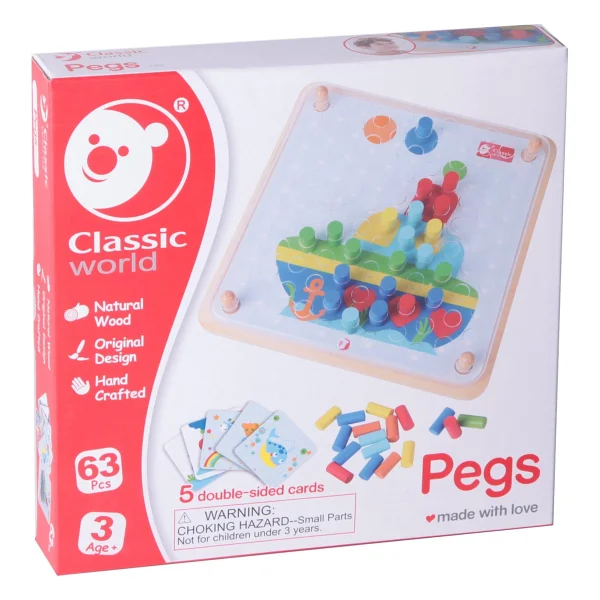 Classic World Ahşap Pim Bulmacası - Görsel 3