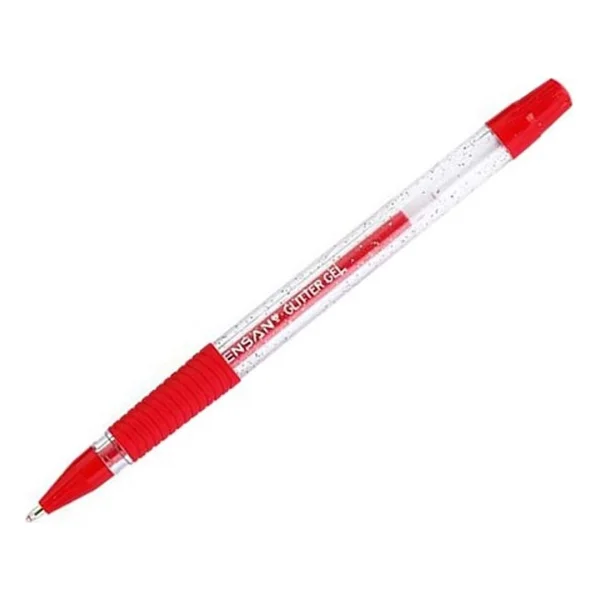 Pensan 1.0 mm Gümüş Glitter Jel Kalem - Görsel 8