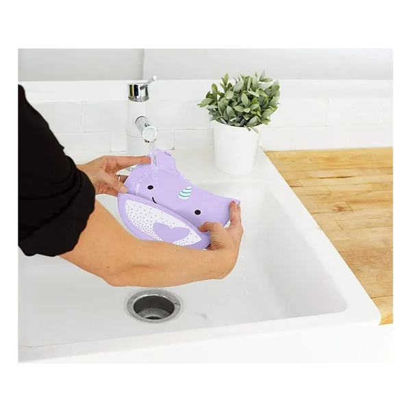 Skip Hop Zoo Silikon Önlük Narwhal - Görsel 3