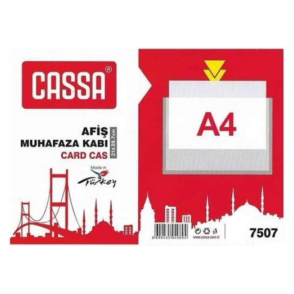 Cassa Afiş Muhafaza Kabı A4 - Görsel 2