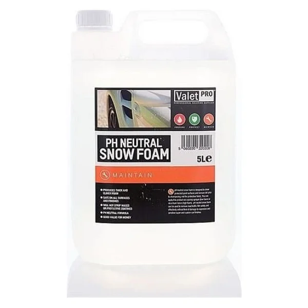 Valet Pro Ph Neutral Snow Foam - Yıkama Köpüğü 5lt. - Görsel 2