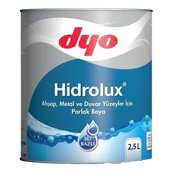 Dyo Hidrolux Ahşap,metal ve Duvar Yüzeyler Için Parlak Boya - Görsel 6