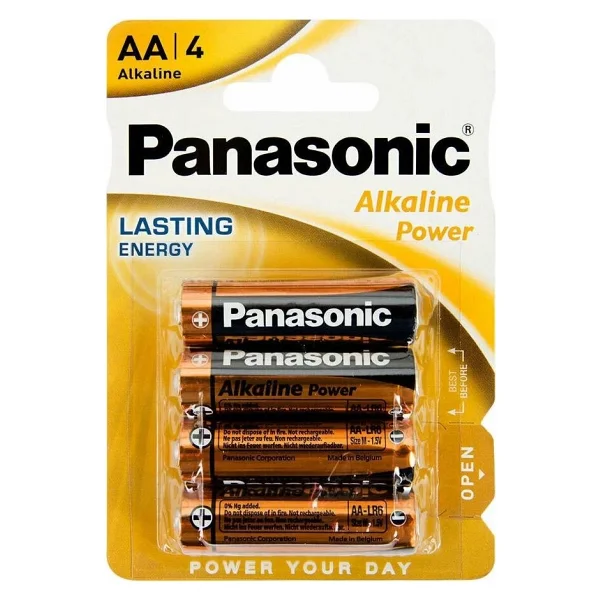 Panasonic Lr6 4'lü Alkalin Aa Kalem Pil - Görsel 2